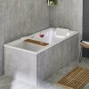 Riho Still Square LED obdĺžniková vaňa 180x80 cm biela B099033005