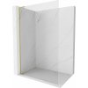 Mexen Kioto-X L sprchová stena Walk-in 50 x 200 cm, transparentná 10 mm, zlatá kartáčovaná - 800-050-107-55-00-X