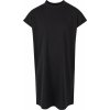 Urban Classics Dámske tričko Girls Turtle Extended Shoulder Dress Farba: Black, Veľkosť: 140 cm