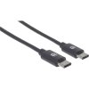 Manhattan 354875 Hi-Speed USB-C , Type-C Male to Type-C Male, 2m, černý