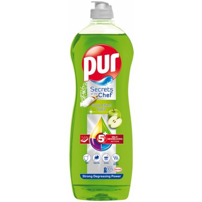 Pur Secrets of Chef Soda Effect Apple prostriedok na ručné umývanie riadu 750 ml