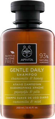 Apivita Holistic Chamomile & Honey šampón pre každodenné umývanie vlasov 250 ml