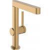 Hansgrohe Finoris - Páková umývadlová batéria 230 s otočným výtokom a odtokovou súpravou Push-Open, kartáčovaný bronz 76060140