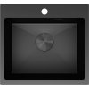 Mexen Solix, 1-komorový nerezový drez 500 x 450 mm, čierna, 6402501000-70