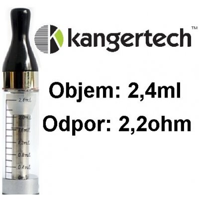 Kangertech CC/T2 clearomizer 2,2ohm číry 2,4ml