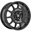 Alu disk SPARCO TERRA 7x16, 5x112, 73, ET48 MATT BLACK WHITE LETTERING