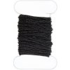 Shamballa šnúrka 1 mm, 1 m, čierna