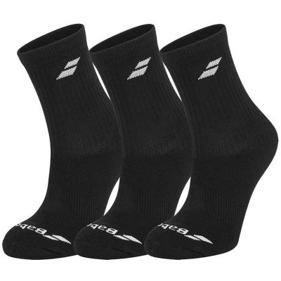 Babolat 3 Pairs Pack Socks Junior - black/black