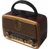 RETRO BATÉRIOVÉ RÁDIO VINTAGE GOLON AM, FM, SW SOLÁRNY PANEL
