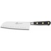Lion Sabatier nôž Santoku IDÉAL mosadzné nity čierny 18 cm