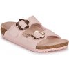 BIRKENSTOCK Šľapky Arizona Kids Flower Buckle Béžová