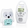 Alecto DBX-84 DECT Baby Monitor Owl biela/mätová