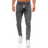 Bolf pánske slim fit rifľové nohavice 6642 grafitové