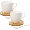 Porcelánové hrnčeky v súprave 2 ks 250 ml Whiteline - Orion