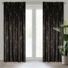 Takoy LIMITED COLLECTION záves VICTORIA 3 z mäkkého zamatu s geometrickým motívom 140 x 270 cm-HF-397627 | 140 x 270 cm
