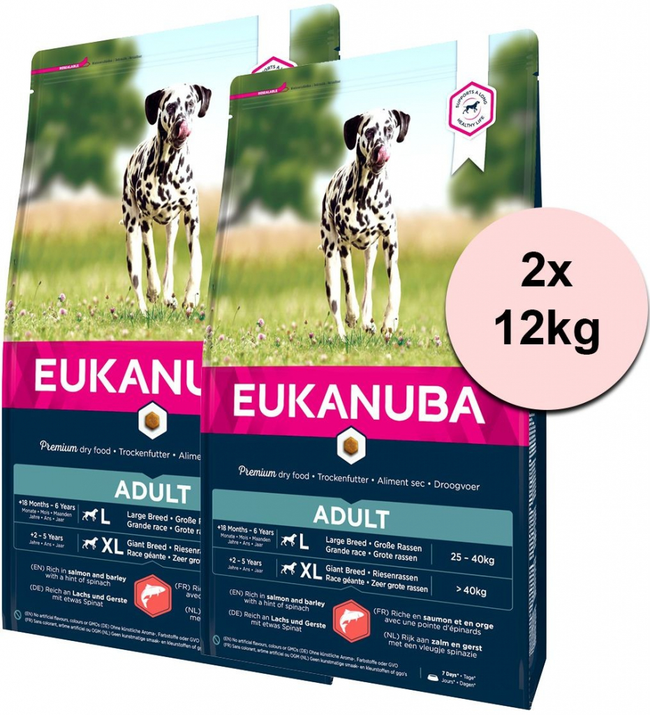Eukanuba Adult Salmon 2 x 12 kg