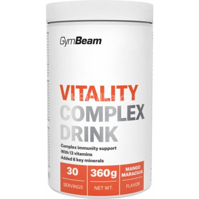GymBeam Vitality Complex Drink mango marakuja 360 g