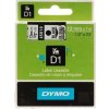 páska DYMO 45010 D1 Black On Transparent Tape (12mm) (S0720500)