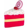 Dekorácia MagicHome Vianoce Candy Line, koláčik, ružový, závesný, 13x9x15 cm