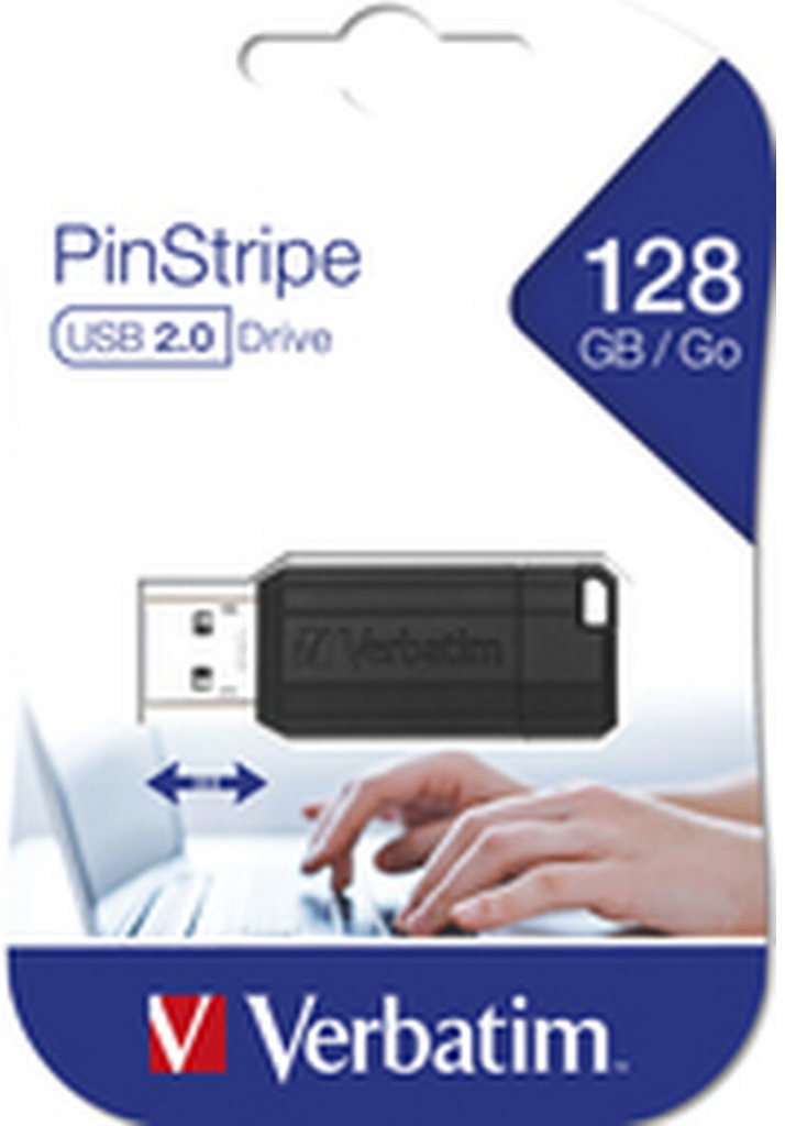 Verbatim Store \'n\' Go PinStripe 128GB 49071
