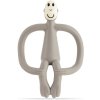 Matchstick Monkey Teething Toy and Gel Applicator hryzadielko s kefkou 2 v 1 Grey 1 ks