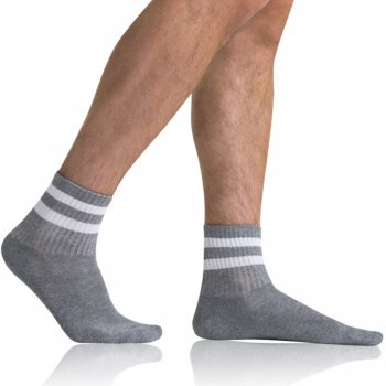 Bellinda ANKLE SOCKS členkové ponožky sivá šedá hnedá