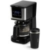 Překapávač na kávu 2v1 s termohrnkem - DOMO DO733K, Objem konvice: 1,25 l, Objem hrnku: 400 ml