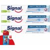 Signal Family Care Zubná pasta na ochranu zubného kazu 3x125ml + darčeková fľaša Signal
