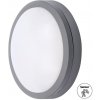 Solight LED vonkajšie osvetlenie so senzorom Siena, sivé, 20W, 1500lm, 4000K, IP54, 23cm WO781-G-M