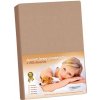 Bellatex plachta KL8 jersey s elastanem plachta 313 kávová 100x200