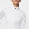 Dámska mikina J.Lindeberg Nancy Seamless Mid Layer biela S