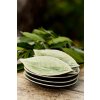 Tanier|odkladač Lístok 18cm, RIVIERA, čierna/zelená|Vert frais|Costa Nova