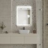 Erga Harper, LED zrkadlo 60x80cm, 2185 lm, 6500K, predné/zadné osvetlenie, ERG-V01-113-6080-00