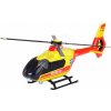 Helikoptéra záchranná Airbus H135 Rescue Helicopter Majorette kovová so zvukom a svetlom dĺžka 25,5 cm