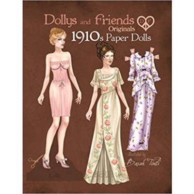 Dollys and Friends Originals 1940s Paper Dolls: Forties Vintage Fashion  Dress Up Paper Doll Collection