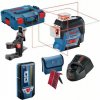 Linienlaser GLL 3-80 C Professional, Laser-Empfänger LR 7, L-BOXX, Kreuzlinienlaser