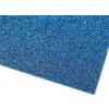 Pro Háčkování Pěnová guma s glitry samolepicí 20x30 modrá, 2 ks