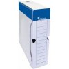 Archívny box, A4, 80 mm, kartón, VICTORIA OFFICE, biely