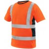 CXS Canis CXS Tričko EXETER, výstražné, pánske, oranžové - L Oranžová, L