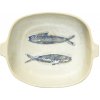 MADAM STOLTZ Keramická zapekacia misa Blue Fish