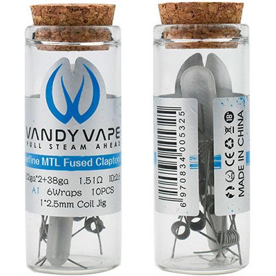 Vandy Vape Superfine MTL Fused Clapton Coil Kanthal A1 AGW 32ga*2+38ga 10ks