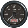 WEMA GPS Rýchllomer 30 kn a kurzomer, čierny čiselník, čierny rám 85 mm model A wema - 330048