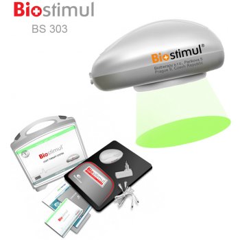 Biostimul Biolampa BS 303 colour therapy zelená + cestovná taška + sieťový adaptér + PVC kufrík