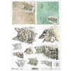 Ryžový papier - A4 - mačka - motív R1565