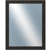DANTIK - Zrkadlo v rámu, rozmer s rámom 80x100 cm z lišty PRAHA čierna (2753)