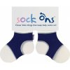 Kikko Sock Ons® elastický návlek na ponožky Bright Red Navy 0-6 m
