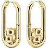 Hugo Boss Štýlové pozlátené náušnice Double B 1580629