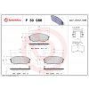 Sada brzdových platničiek kotúčovej brzdy BREMBO P 30 086