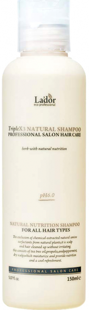 La´dor TripleX3 Natural Shampoo 150 ml