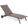 Záhradné lehátko Ibiza Grey/Taupe